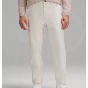 NWT‎ $148 Lululemon Relaxed-Tapered Trouser 34x27.5” Smooth Twill Bone Stretch
